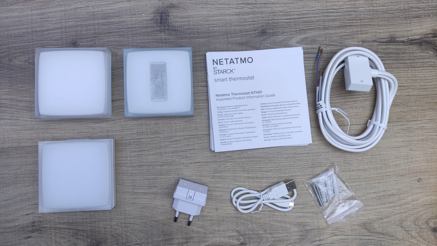 Netatmo NTH01 Intelligenter Thermostat für individuellen Kessel, I34865