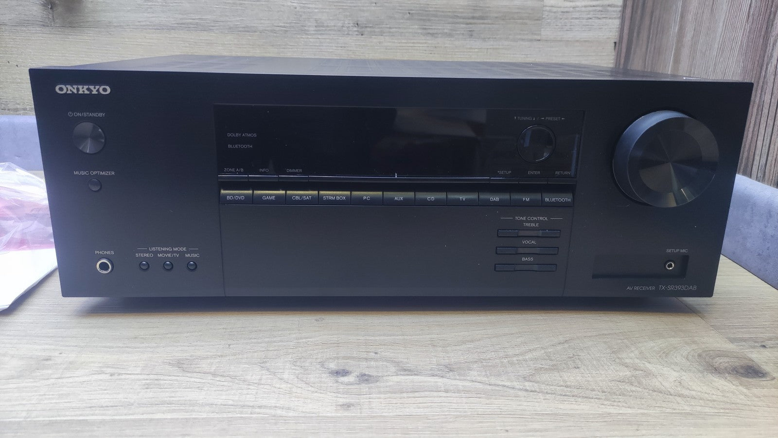 Onkyo TX-SR393DAB AV-Receiver (schwarz), I37674