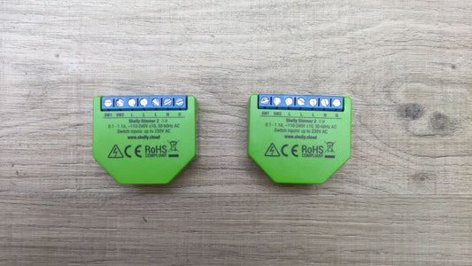 Shelly Dimmer 2 Intelligenter Wlan Dimmer (2 Pack), I39680