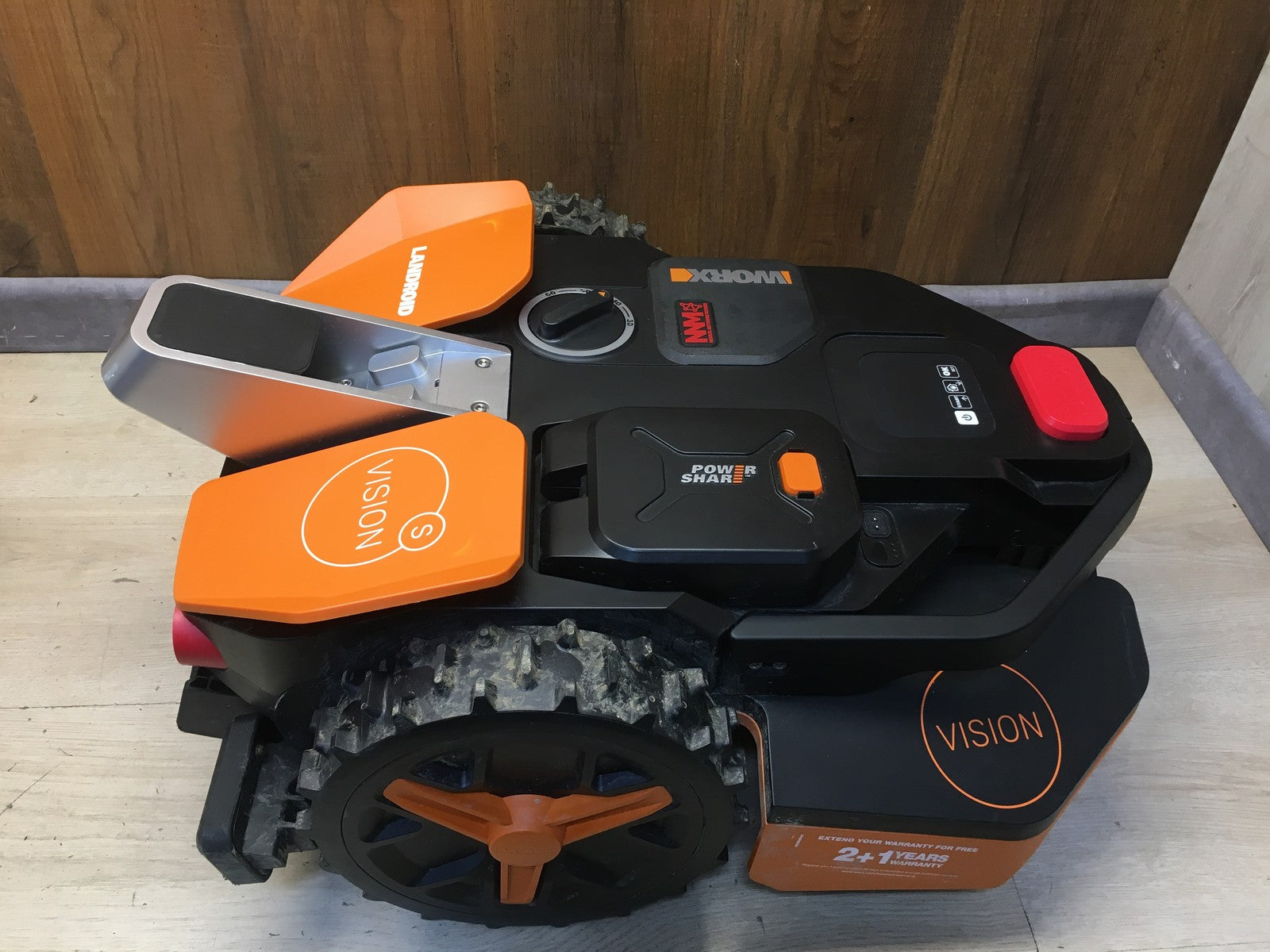 WORX Landroid Vision S250 Mähroboter ohne Begrenzungskabel WR202E, I38364