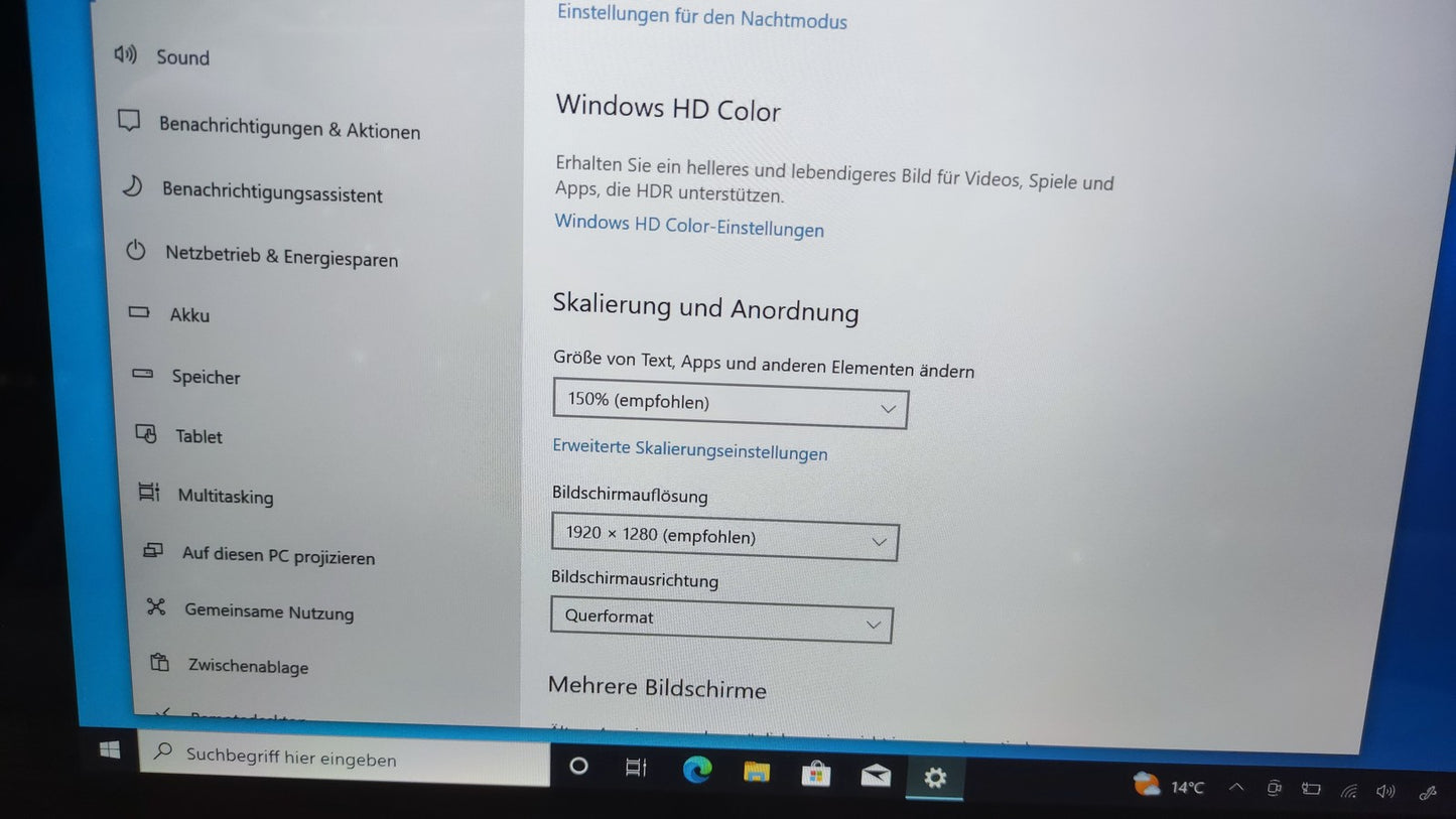 HP Elite x2 1012 G1 Tablet Touch 12" FHD 1920x1280 Intel M5-6Y54 8GB 256GB WiFi