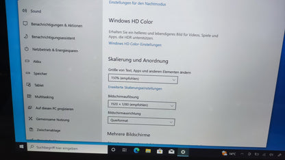 HP Elite x2 1012 G1 Tablet Touch 12" FHD 1920x1280 Intel M5-6Y54 8GB 256GB WiFi