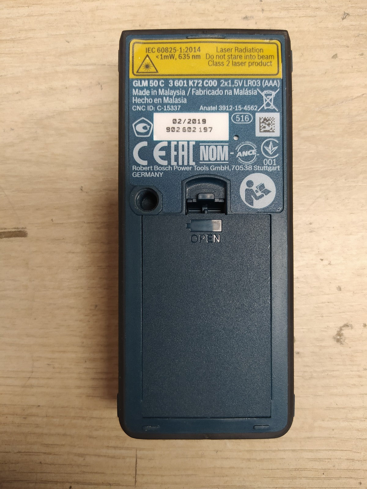 Bosch Professional GLM 50C Laser-Entfernungsmesser (0601072C00), I38603