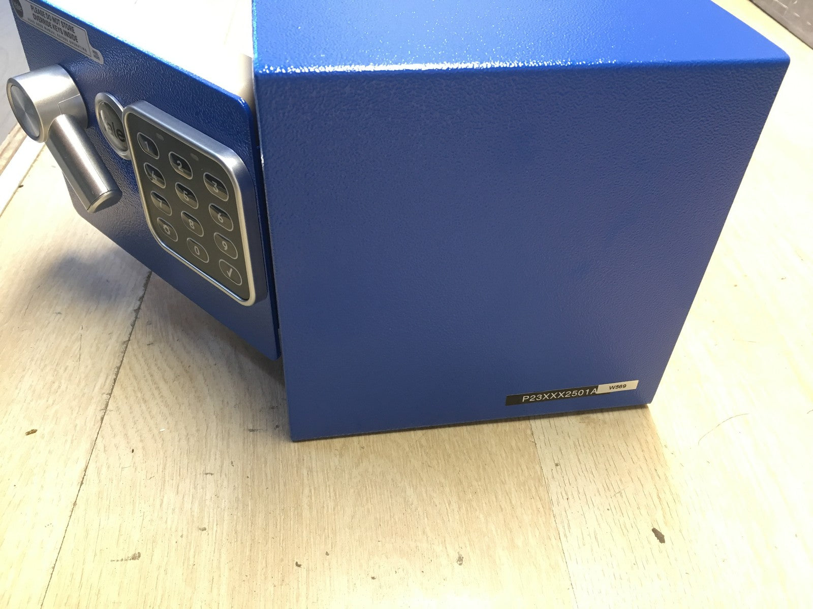 Yale Elektronischer Tresor YSV/170/DB2/B, 3,8L, Mini, Blau, I38455