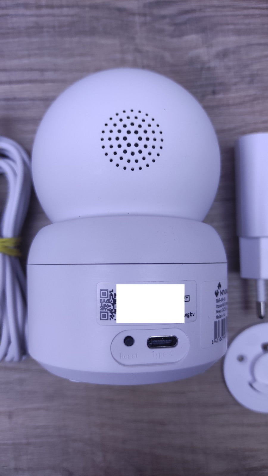 NIVIAN WLAN‑Innenkamera NVS-IPC-IS4, 360° SuperHD 2K, I34490