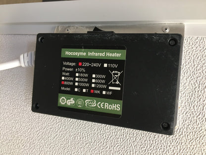 Hocosyme WK Infrarotheizgerät mit Thermostat 800 W, I40948