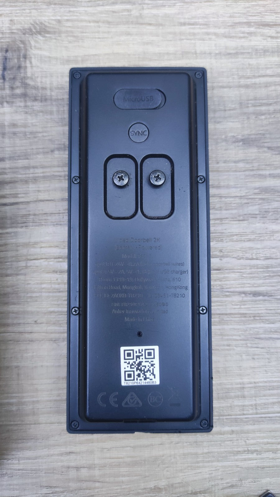 Eufy Security 2K HD ‎Video-Türklingel mit HomeBase, I37651