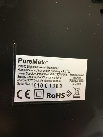 PureMate PM 702 Digital Ultraschall Luftbefeuchter, I36606