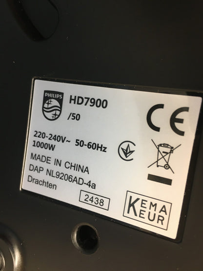 Philips HD7900/50 Filterkaffeemaschine, 1,25-L-Glaskanne, I39278