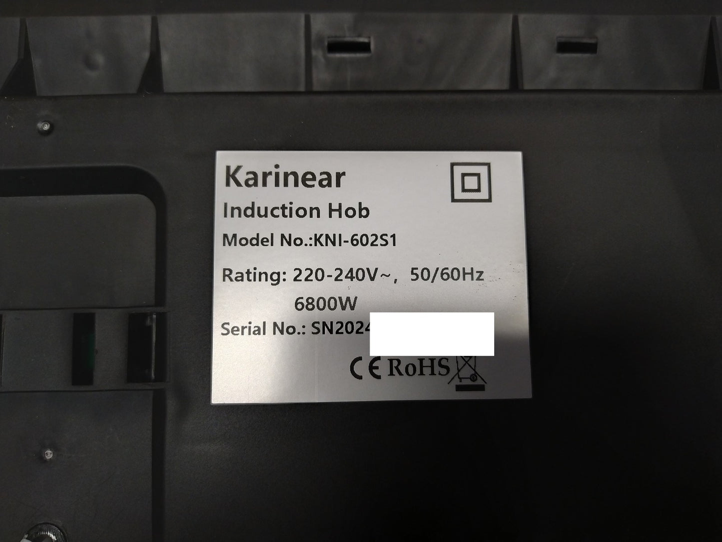 Karinear KNI-602S1 Induktionskochfeld, 3 Zonen, I36229
