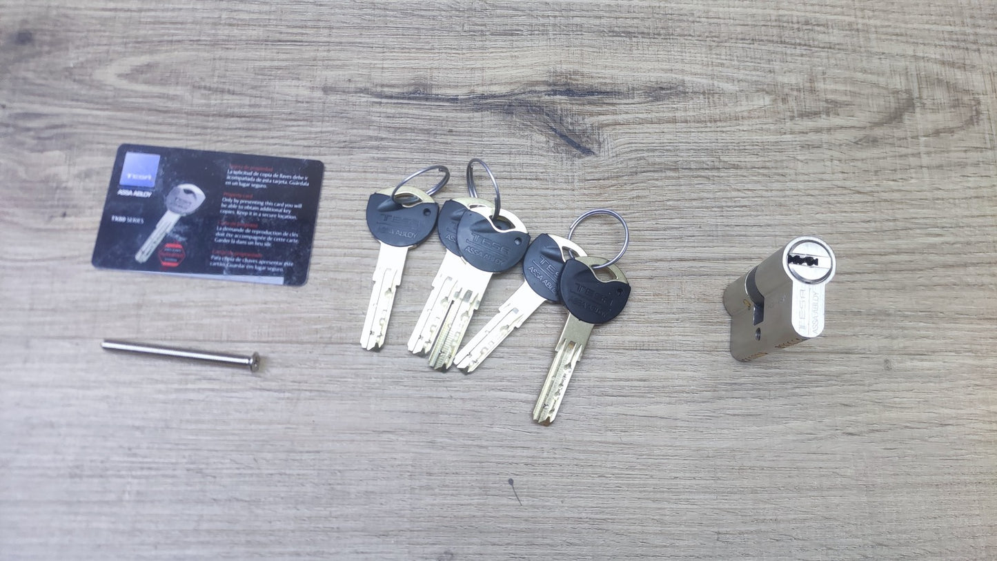 Tesa Assa Abloy TX853030N Europrofilzylinder TX80, 85 x 30 mm, I38148