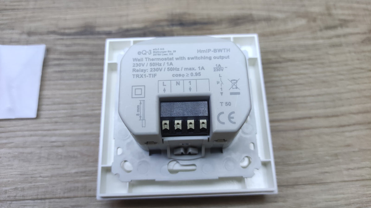 Homematic IP Funk-Wandthermostat HmIP-BWTH, Heizungssteuerung 150628A0, I40872