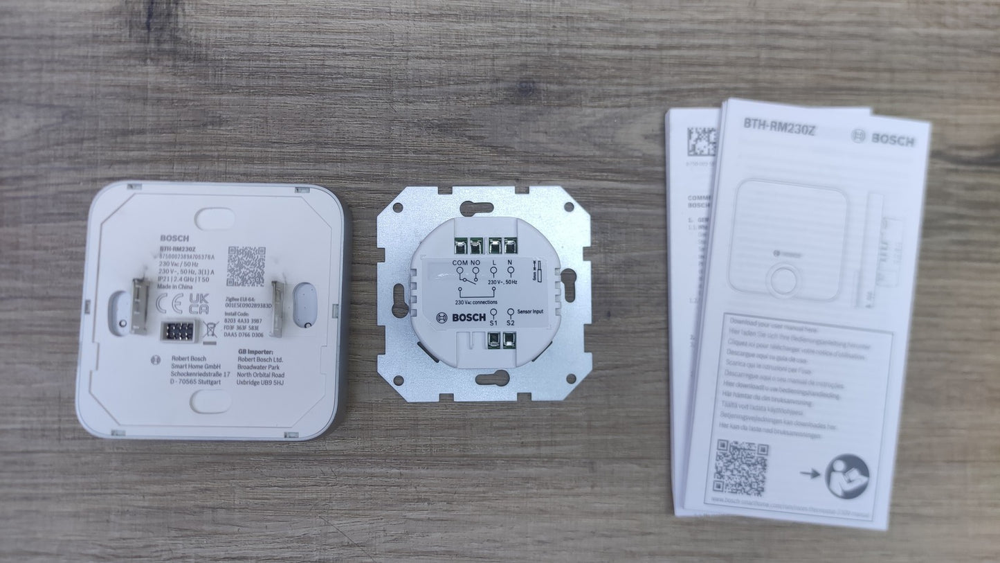 Bosch Smart Home BTH-RM230Z Raumthermostat II 230V, I38585