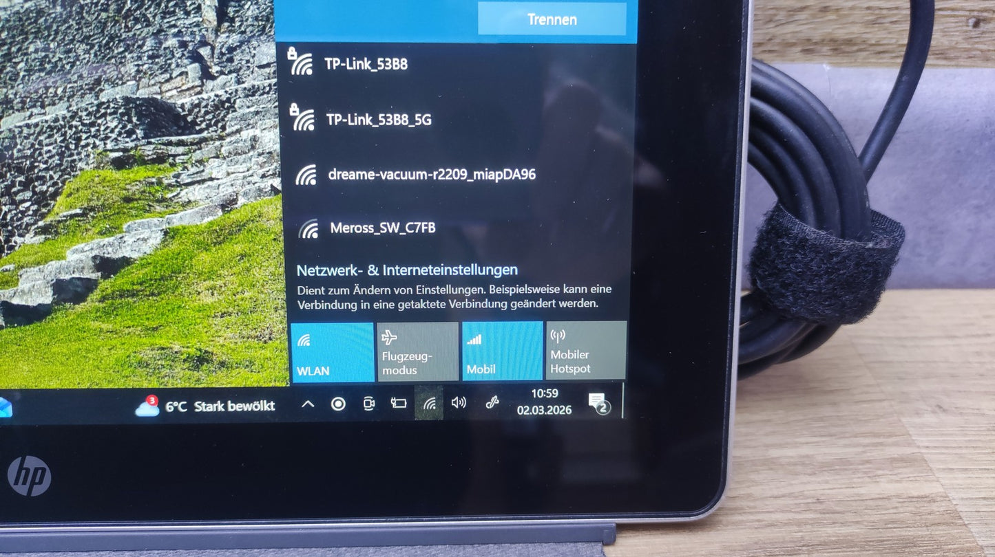 HP Elite x2 1012 G1 Tablet Touch 12" FHD 1920x1280 Intel M5-6Y54 8GB 512GB LTE