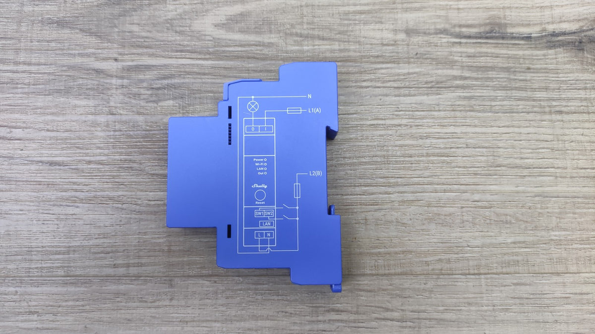 Shelly Pro 1 WiFi & Bluetooth 1-Kanal-Smart-Relais-Schalter, I40928