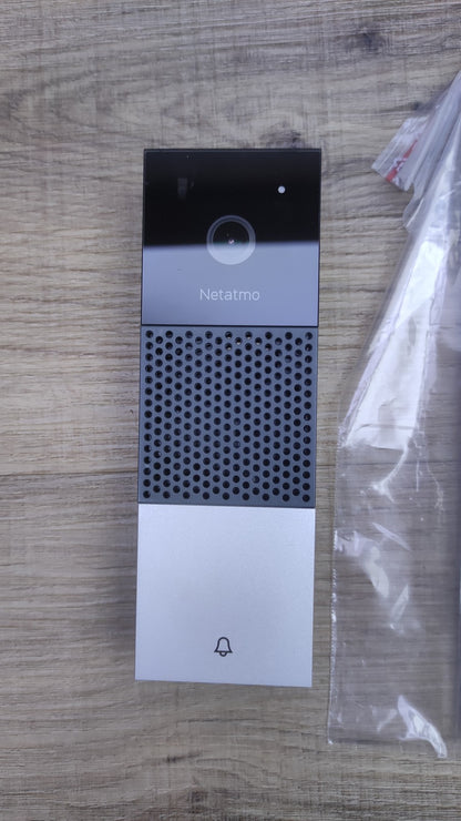 Netatmo Smarte Video-Türklingel mit Kamera, WLAN, 2-Wege-Audio, I34607