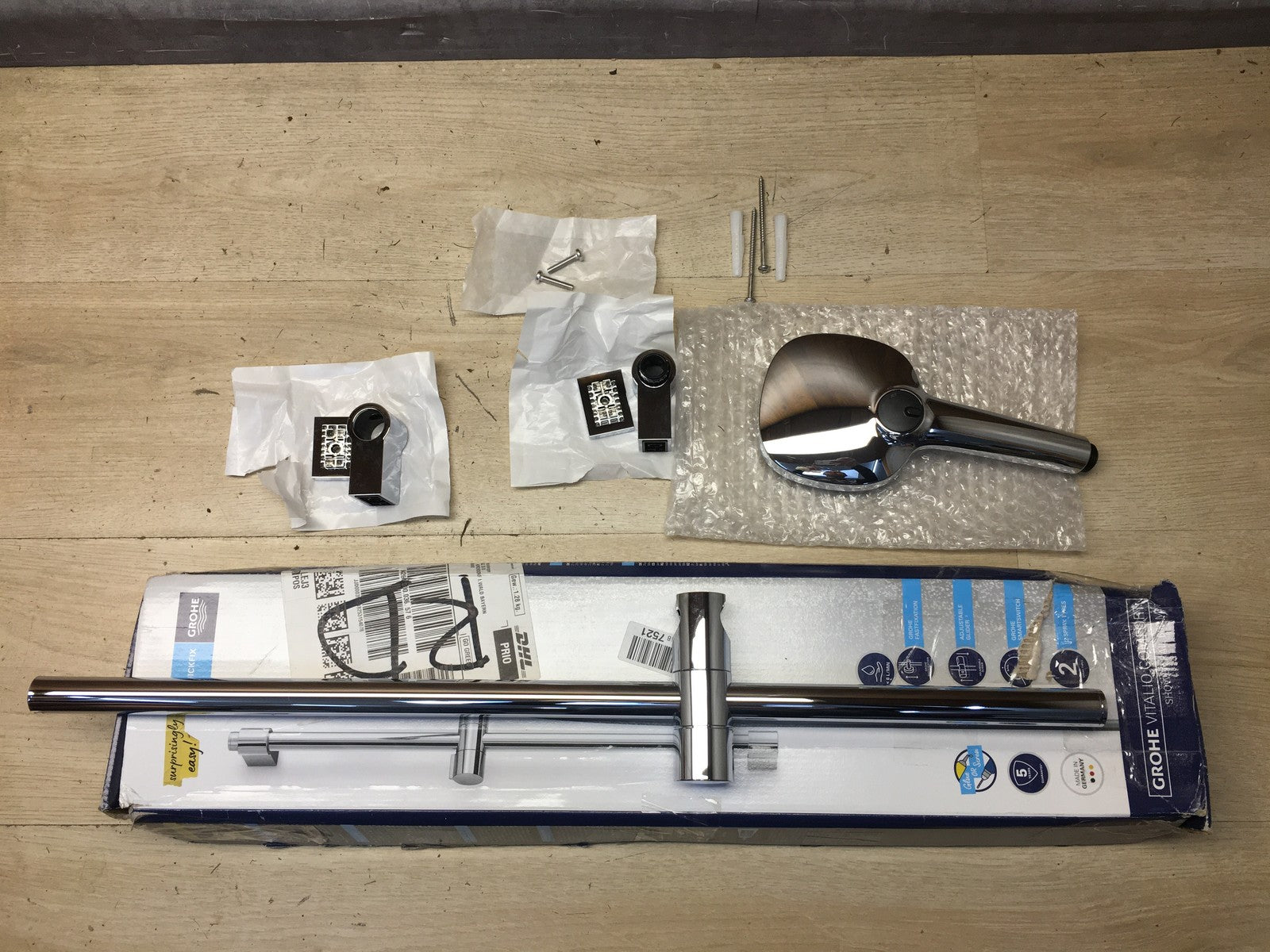 GROHE Vitalio Comfort Duschset 2639810E, 60cm, 3 Strahlarten, I38412