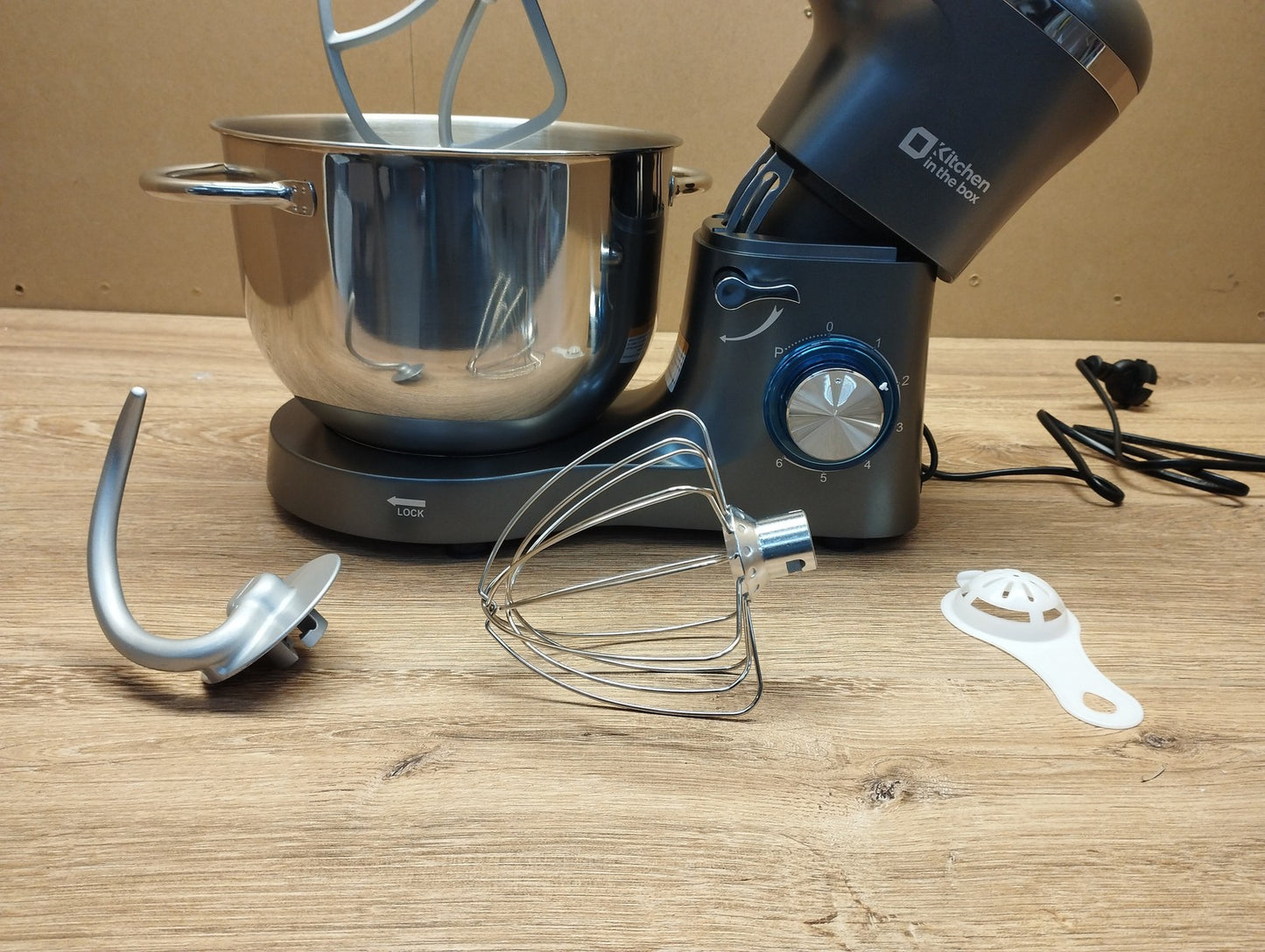 Kitchen in the box KSM60 Küchenmaschine, 6,2 L Knetmaschine 1400 W, I39403
