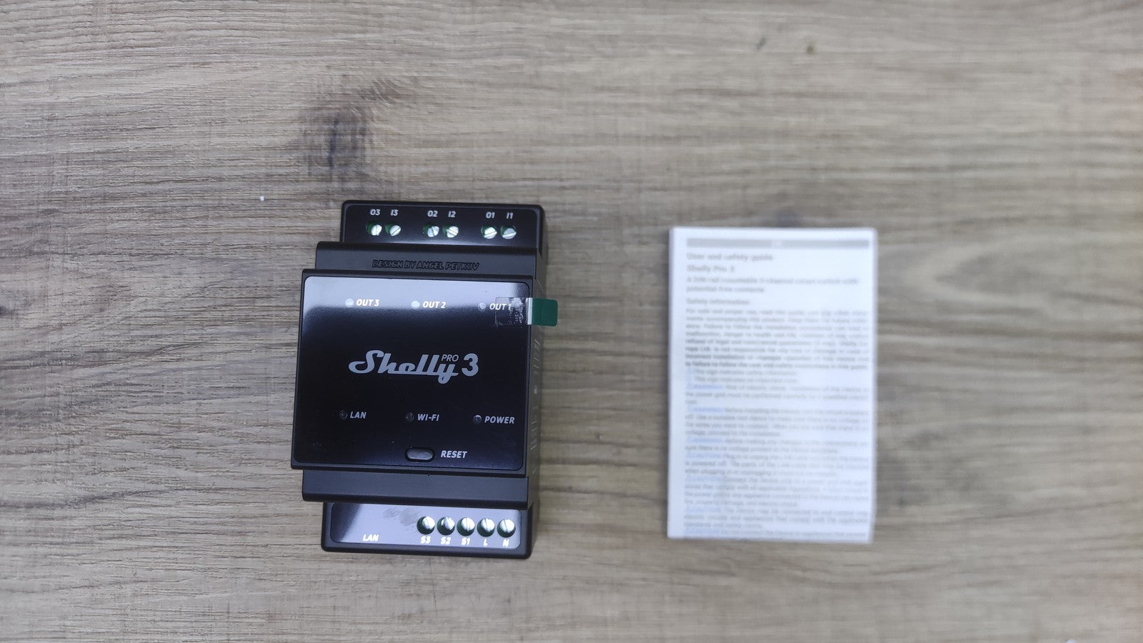 Shelly Pro 3 Wlan, LAN & Bluetooth 3 Kanäle Smart Relais, I38543