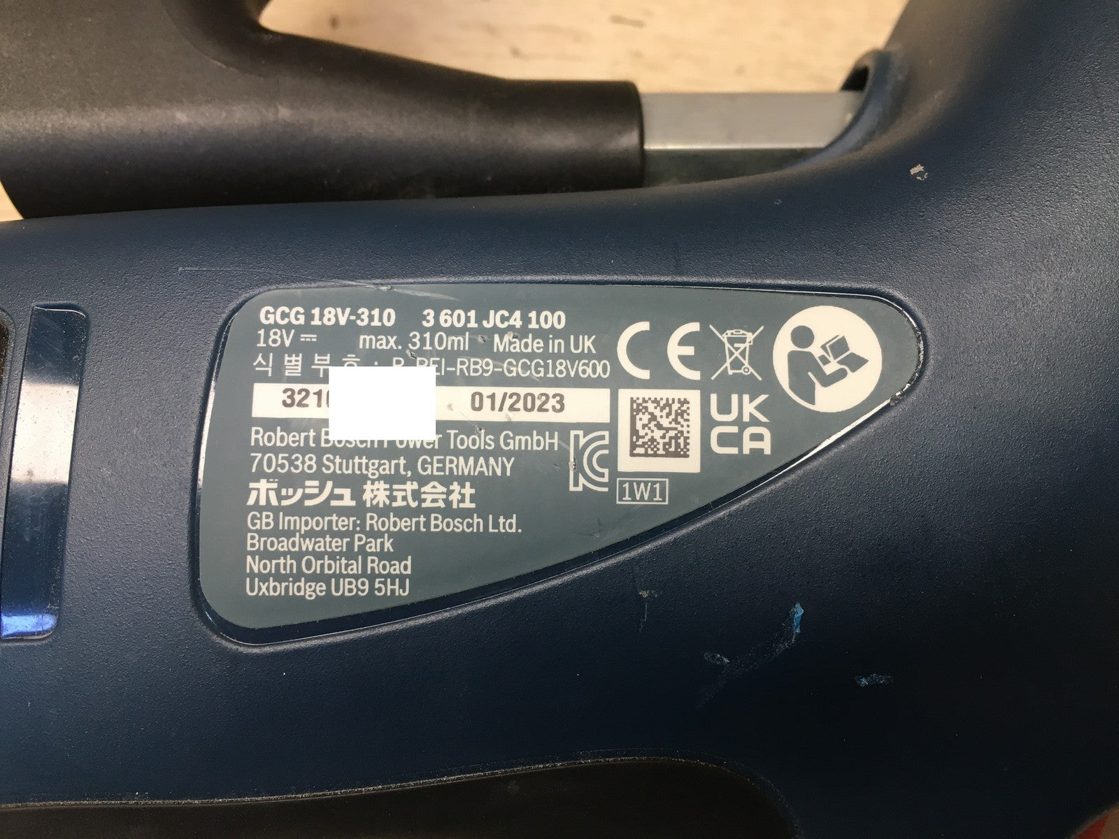 Bosch Professional GCG 18V-310 Akku-Kartuschenpresse solo, I38398