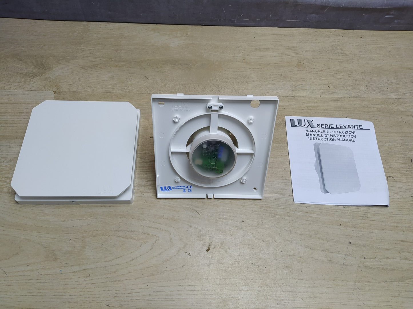 LUX Levante 80 Badlüfter, weiß, I35732