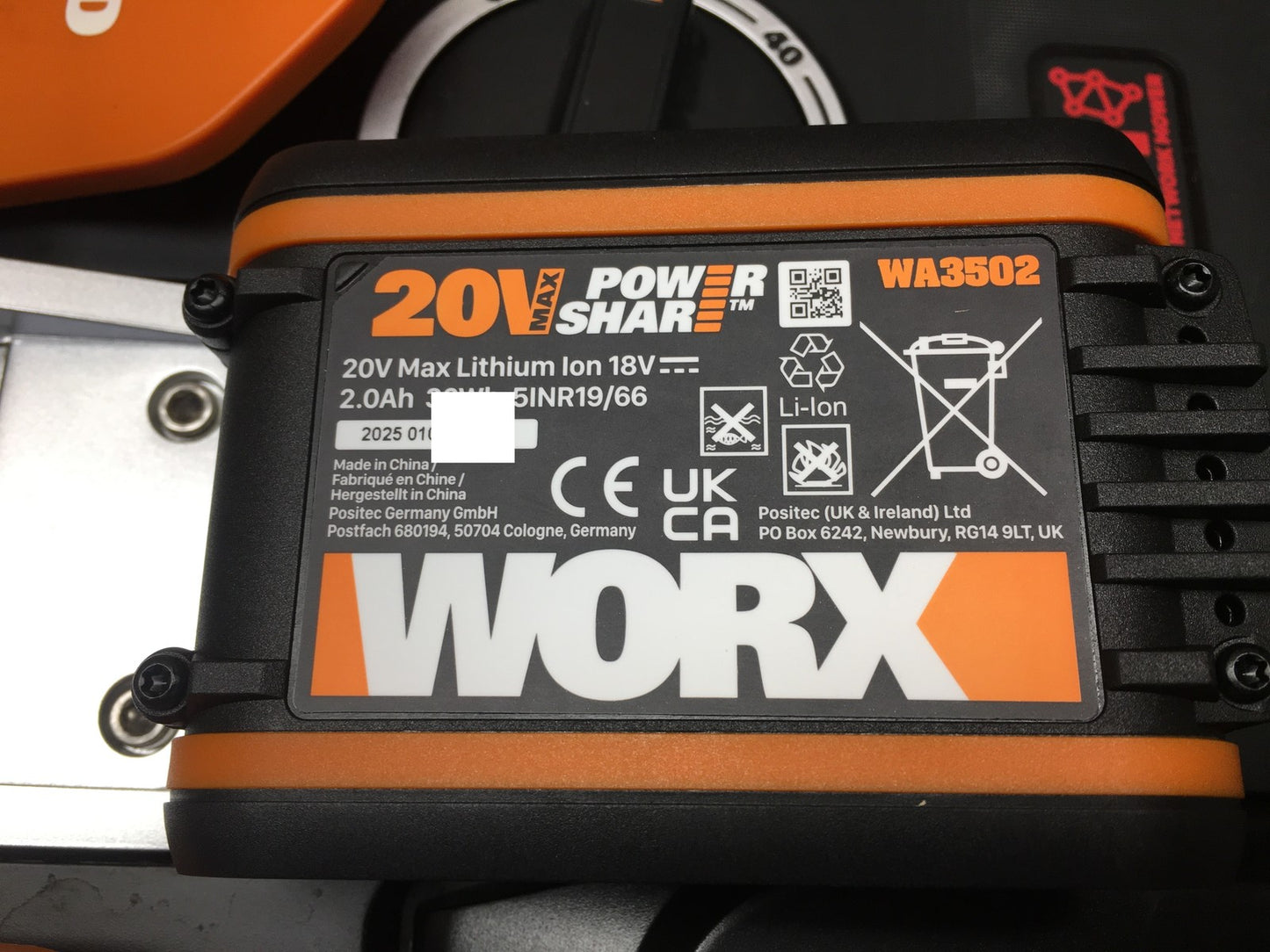 WORX Landroid Vision M550 Mähroboter ohne Begrenzungskabel WR205E, I36470