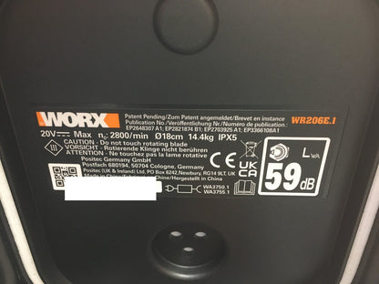 WORX Landroid Vision M600 Mähroboter ohne Begrenzungskabel WR206E.1 I38269