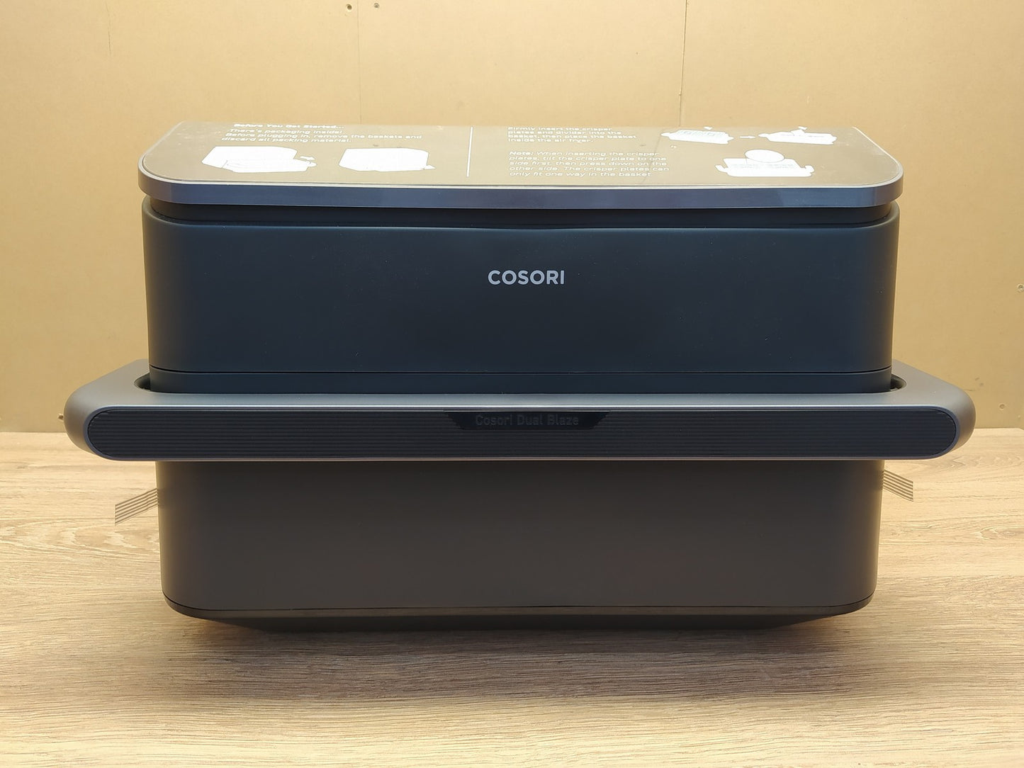 COSORI CAF-TF101S-AEU Heißluftfritteuse TwinFry XXL, 10L, 2800W, I39327