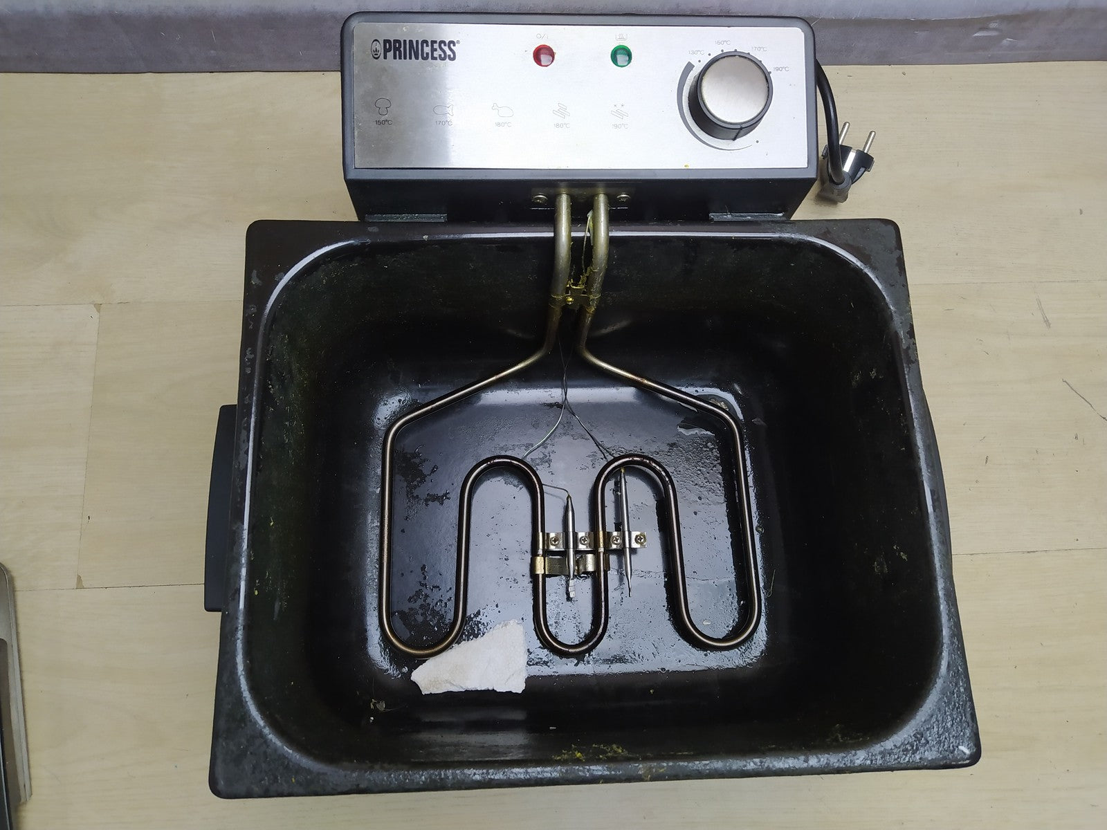 Princess 185000 Fritteuse, 5 L, 3 Frittierkörbe, I35675