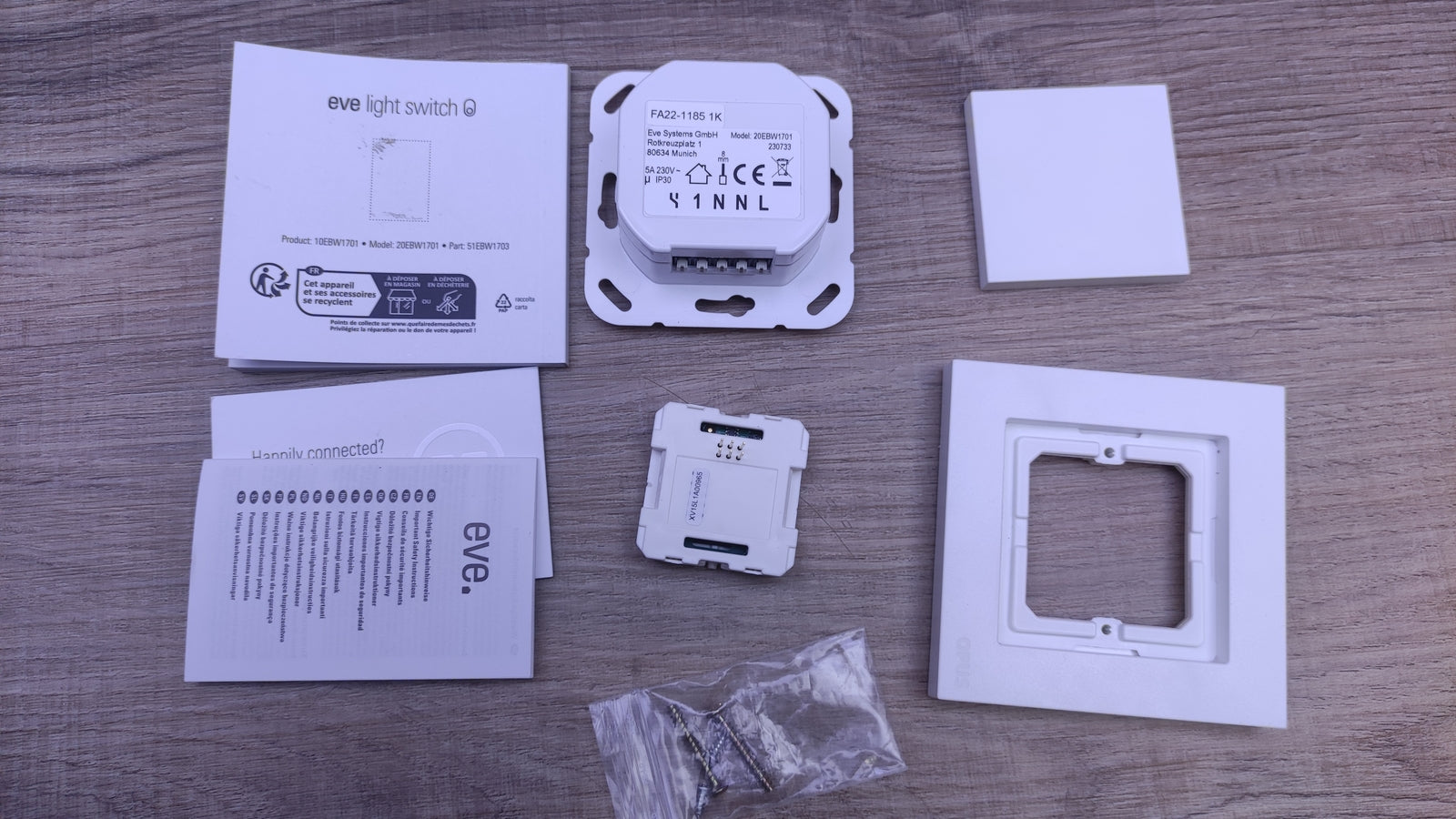 Eve Light Switch Smarter Lichtschalter, I32634