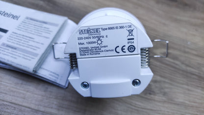 Steinel Einbau-Bewegungsmelder is 360-1 Max. 1000 W Schaltleistung, I35972