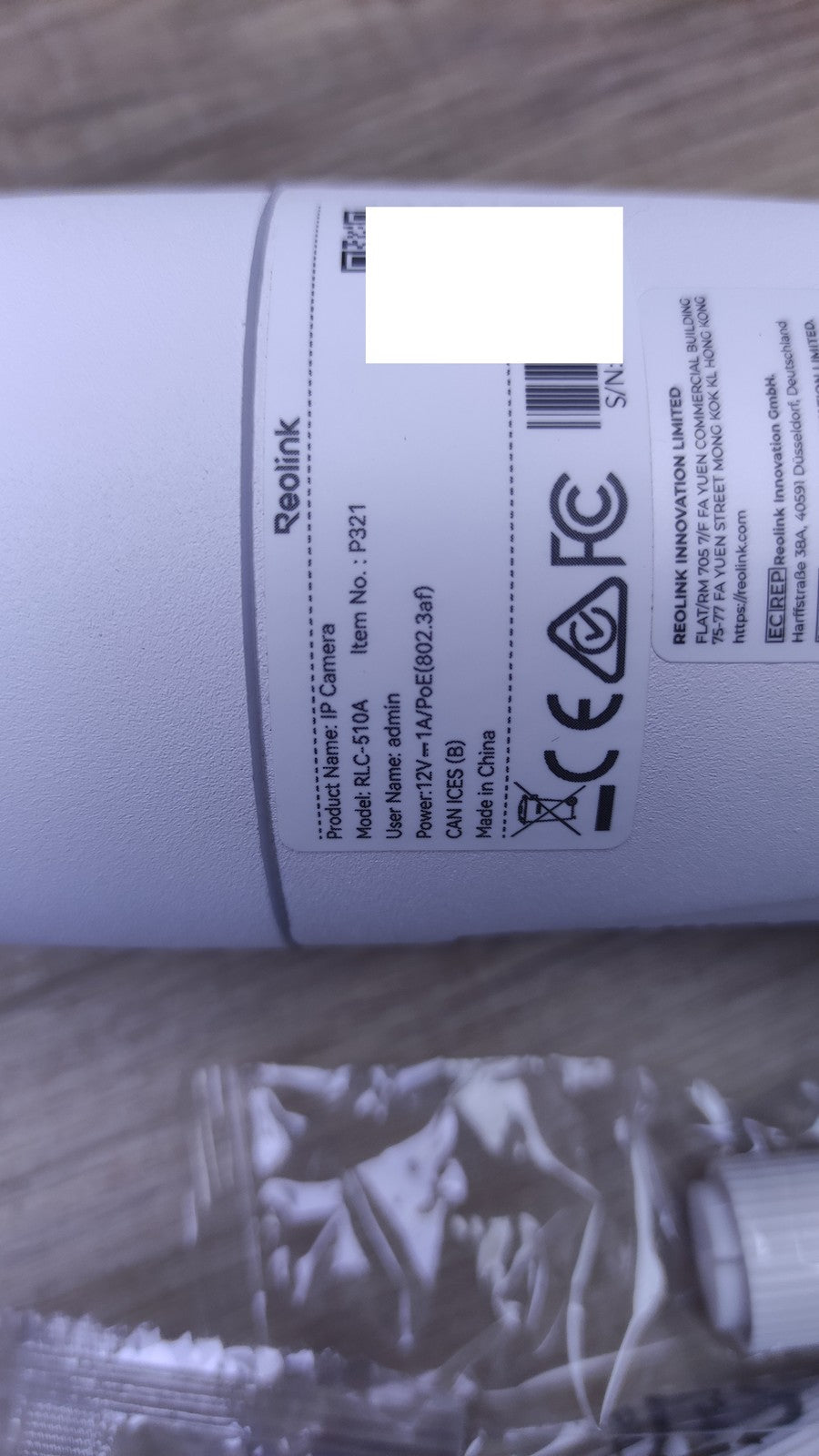 Reolink 5MP PoE Überwachungskamera RLC-510A, Aussen, I41061