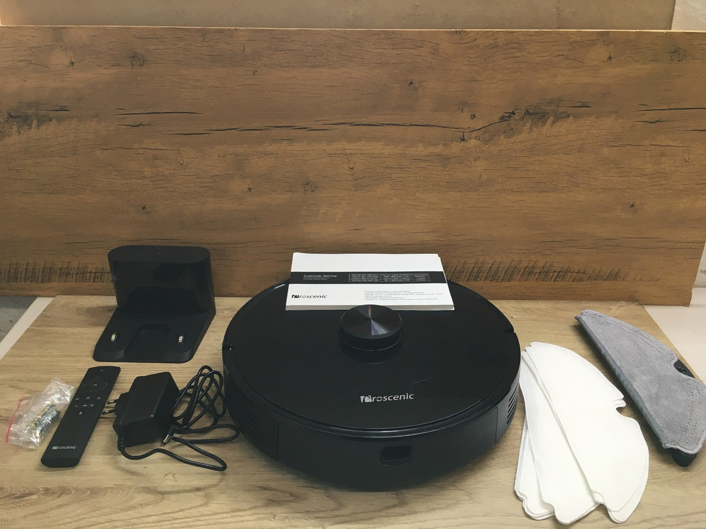 Proscenic LDS M7 Pro Saugroboter mit Wischfunktion, schwarz, I39821