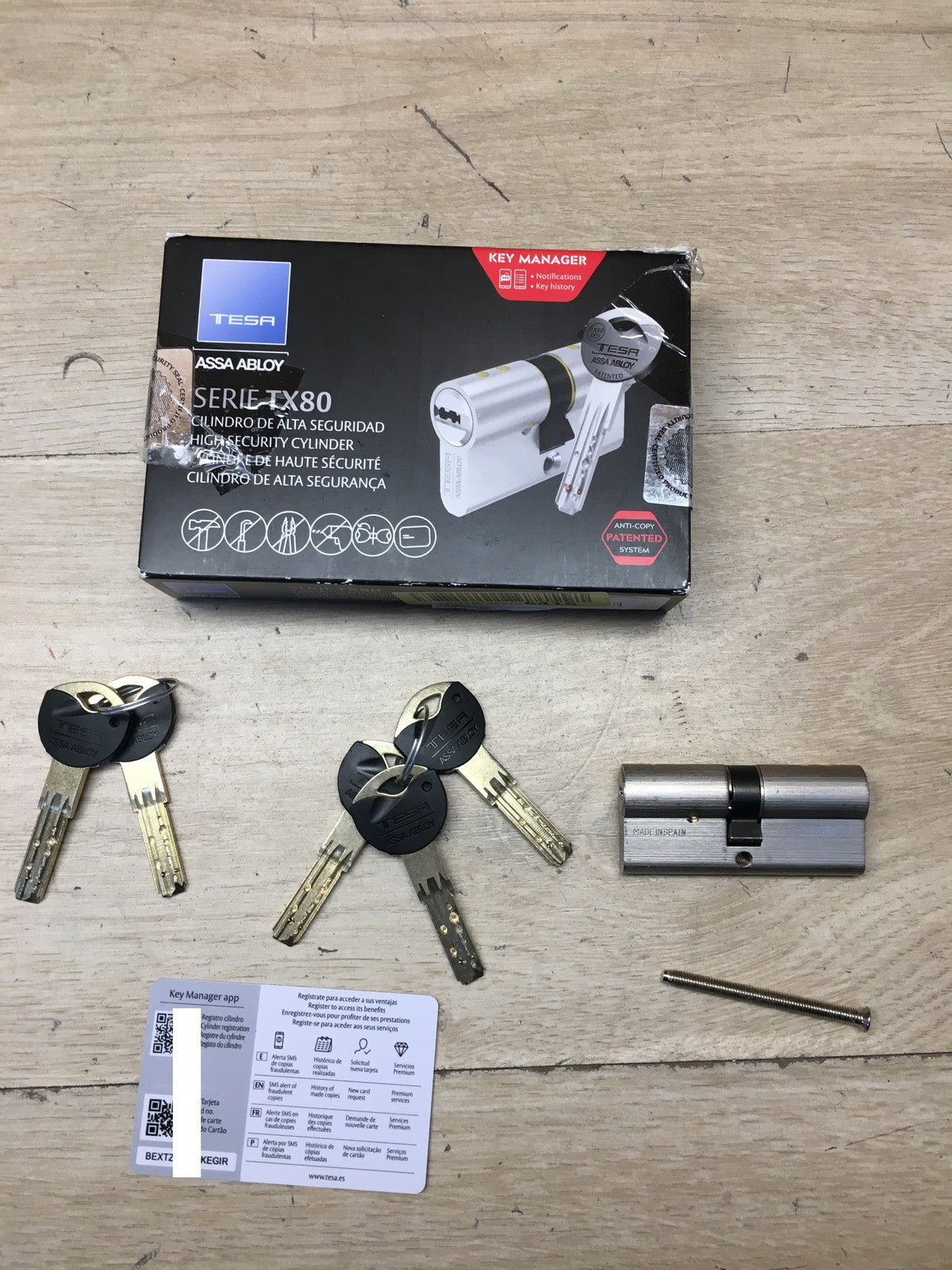 Tesa Assa Abloy TX853535N Europrofilzylinder TX80, 85 x 35 mm, I37023