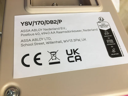 Yale Elektronischer Tresor YSV/170/DB2/P, Rosa, I37970