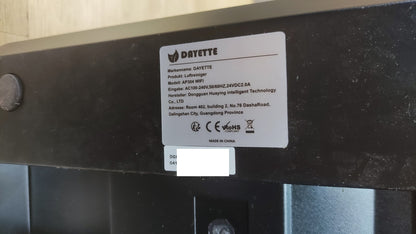 DAYETTE AP304 WiFi Luftreiniger für Allergiker, für 120 m2, I38196