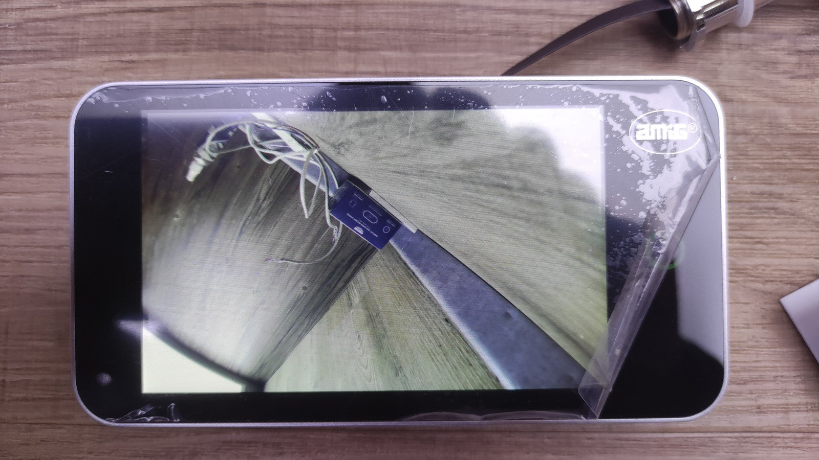AMIG Türpion  mit LCD-Display von 4 Zoll, silberfarben, I34630