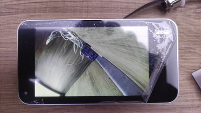 AMIG Türpion  mit LCD-Display von 4 Zoll, silberfarben, I34630