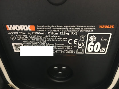 WORX Landroid Vision S250 Mähroboter ohne Begrenzungskabel WR202E, I38364