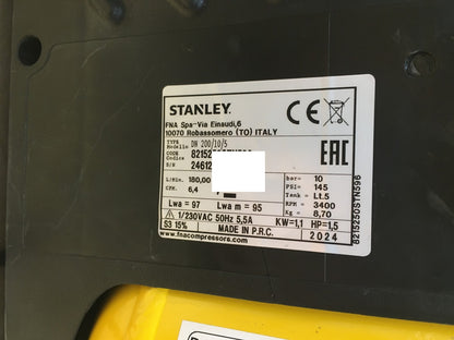Stanley Mini Kompressor tragbar DN200/10/5 1100W 230V, I37662