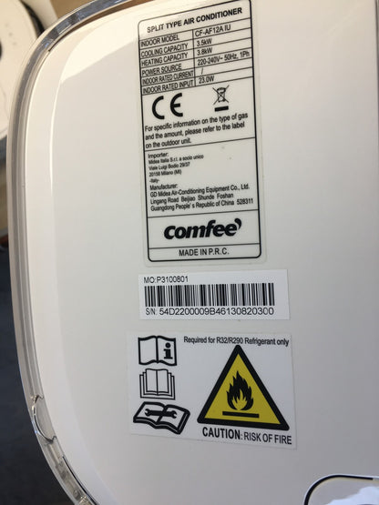 Comfee CF-AF12A IU Klimagerät Inneneinheit 12000 BTU EEK: A++ I39374