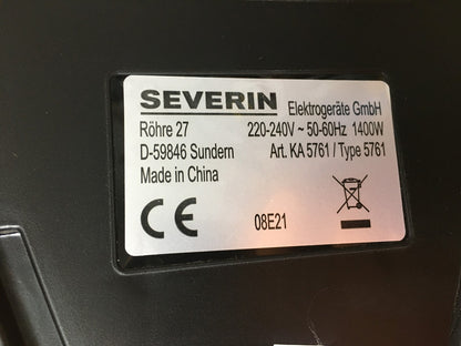SEVERIN KA 5761 Filterkaffeemaschine mit Thermokanne, 1400W, I39006
