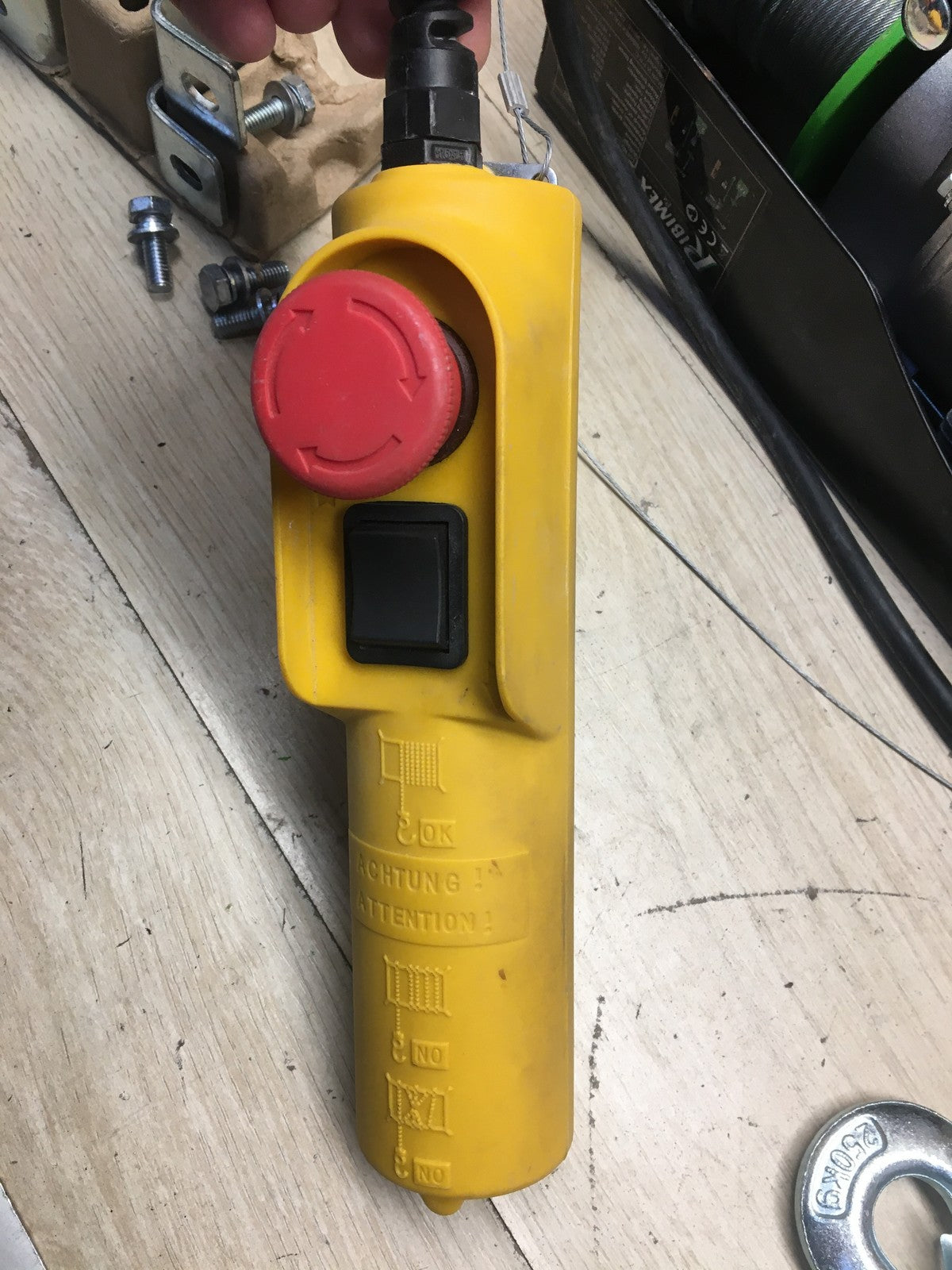 Ribimex PE125/250C/1 Elektrischer Seilzug 125/250 kg mit Umlenkrolle, I41011