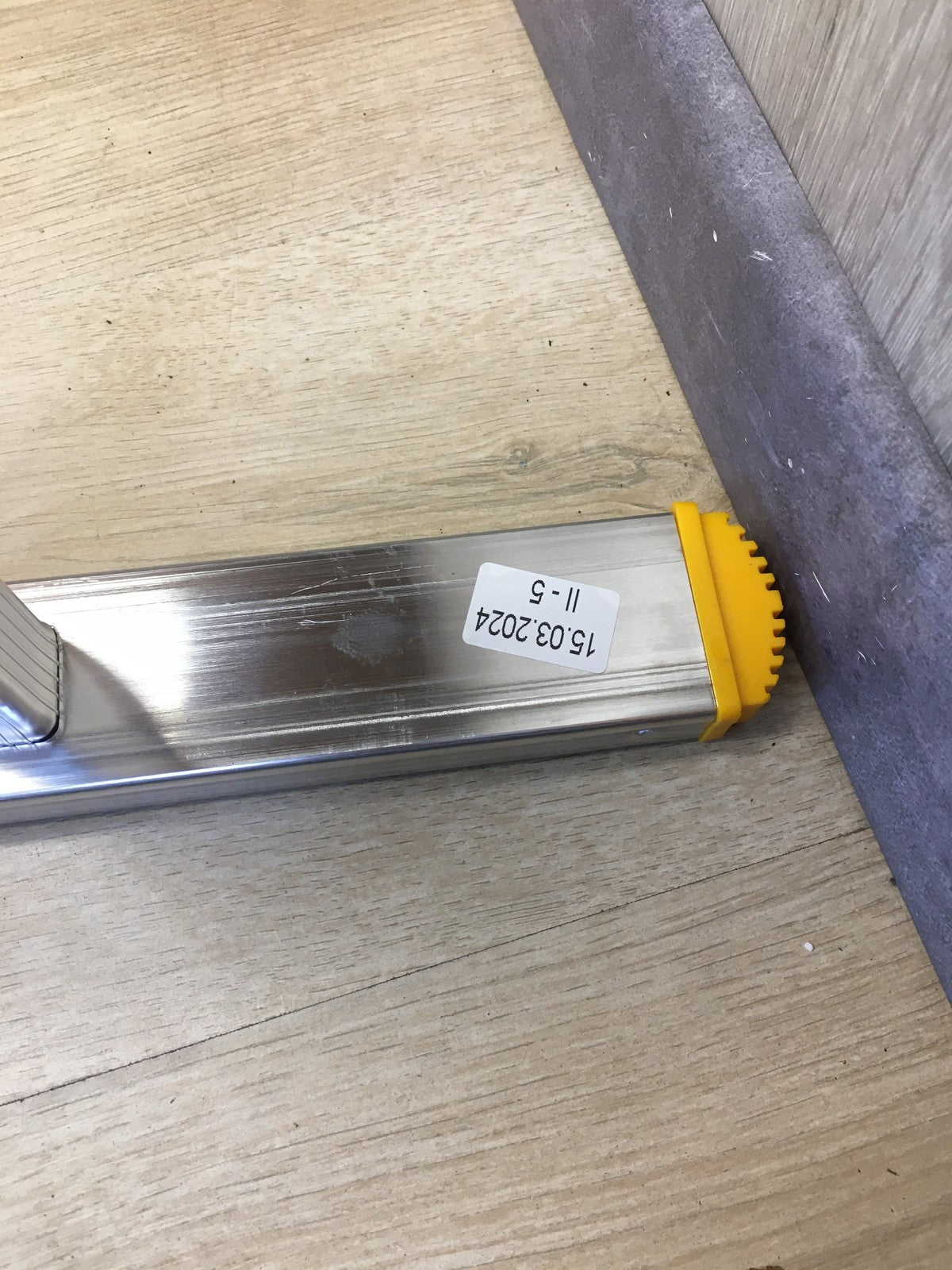 DRABEST PRO Serie Anlegeleiter Aluminium-Stufenleiter 6 Stufen, I38562