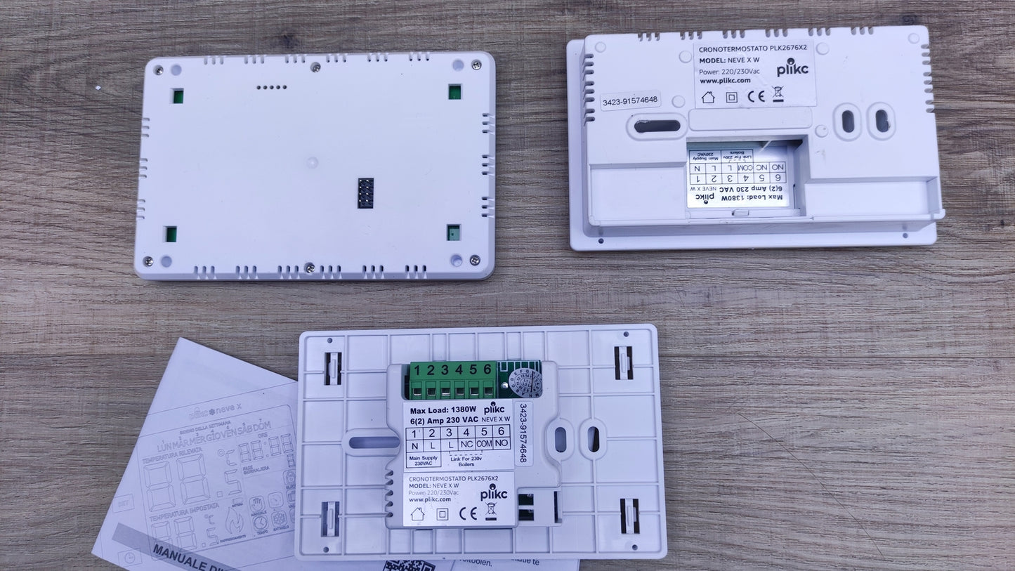 plikc Digitales Chronothermostat neve X W, I30653