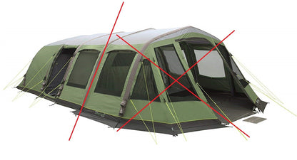 Outwell Wolf Lake 9É Zelt Familienzelt für 9 Personen, D47386