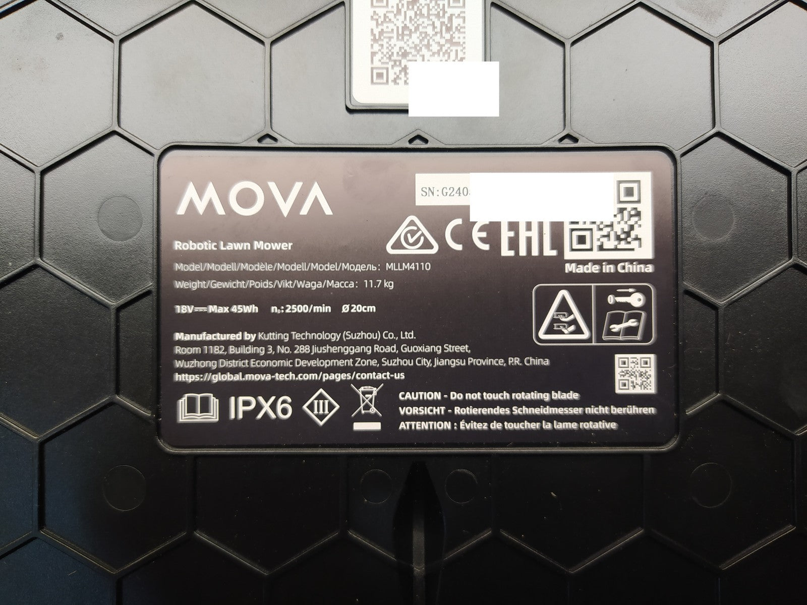 Dreame Mova 1000 Mähroboter (MLLM4110) bis 1.000 m² 3D-LiDAR kabellos, I37757
