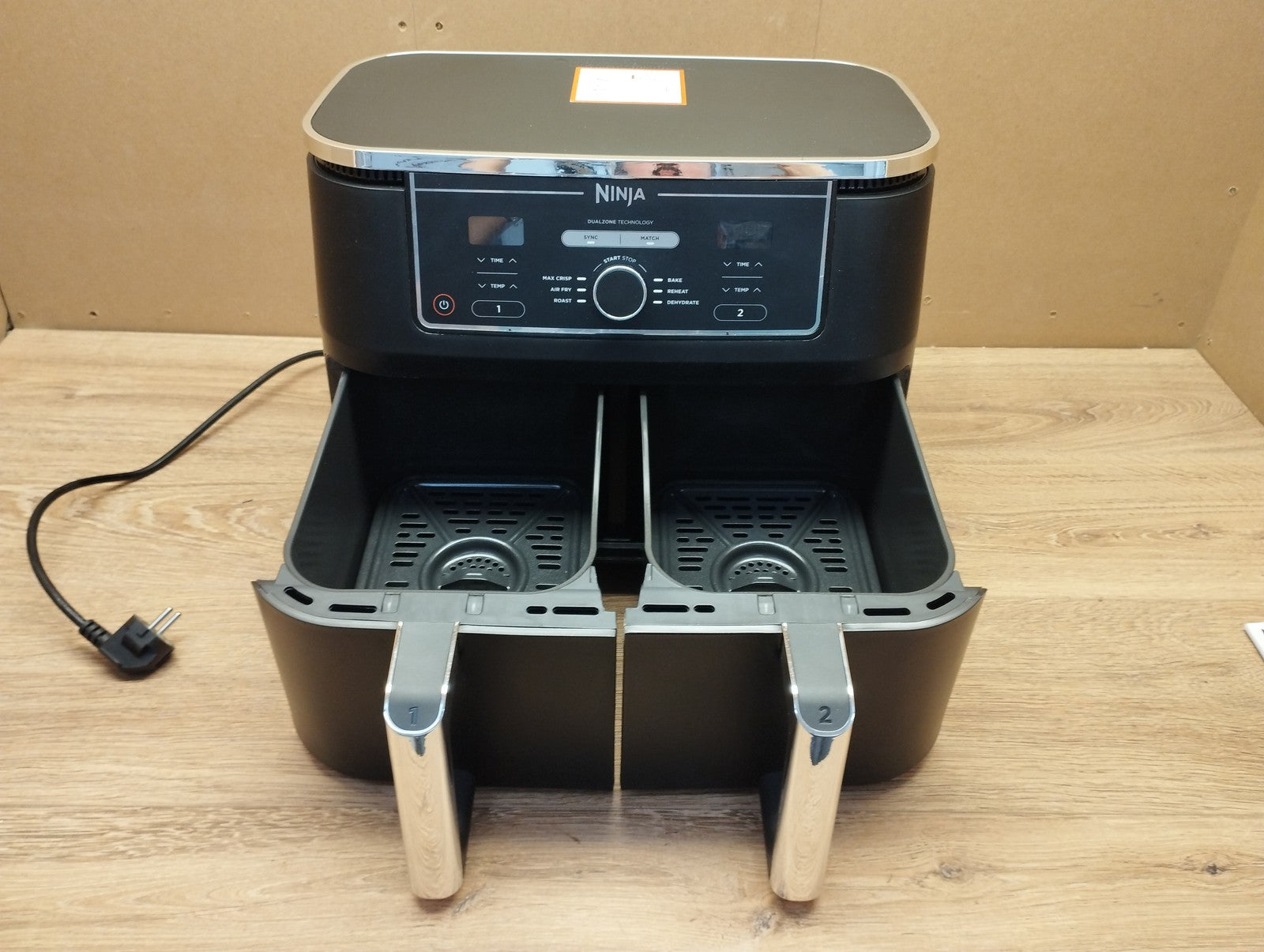 Ninja Foodi MAX Dual Zone Heißluftfritteuse AF400EU, 9,5L, 2470W, I39601