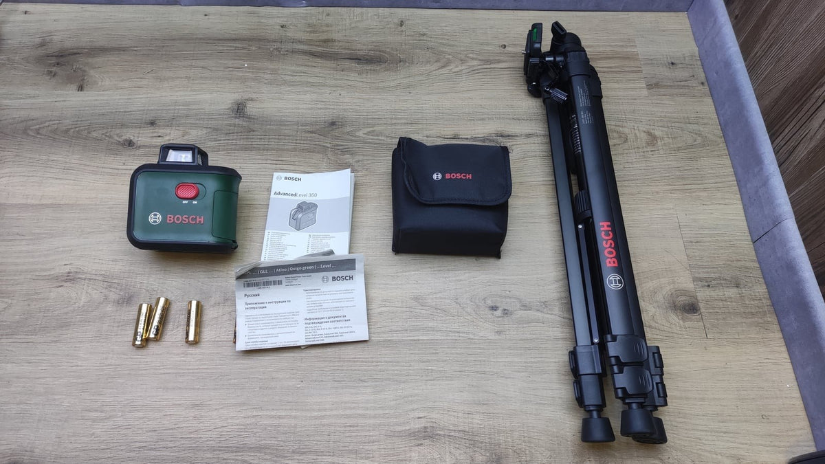 Bosch Kreuzlinienlaser AdvancedLevel 360 mit Stativ
