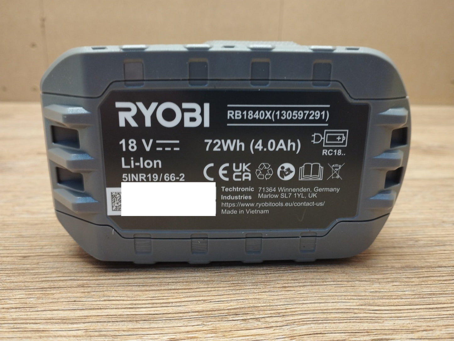 RYOBI 18 V ONE+ Akku-Starter-Set RC18120-140X, 4,0 Ah Akku, I39845